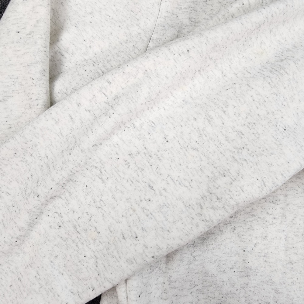 FLX Hoodie Recycled Polyester Blend Mens Large White Speckled Active Outdoor - Picture 11 of 13